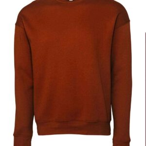 Canvas Unisex Sponge Fleece Drop Shoulder Sweatshirt | Brick