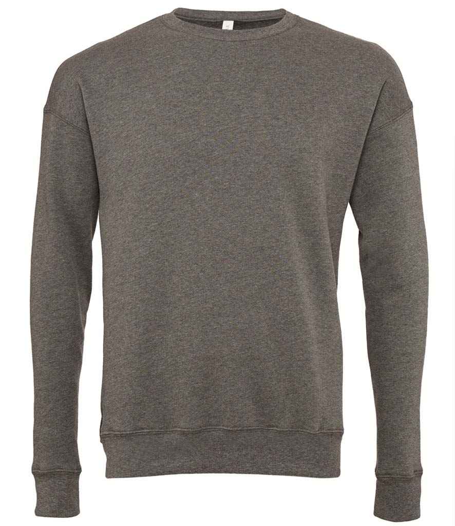 Canvas Unisex Sponge Fleece Drop Shoulder Sweatshirt | Deep Heather