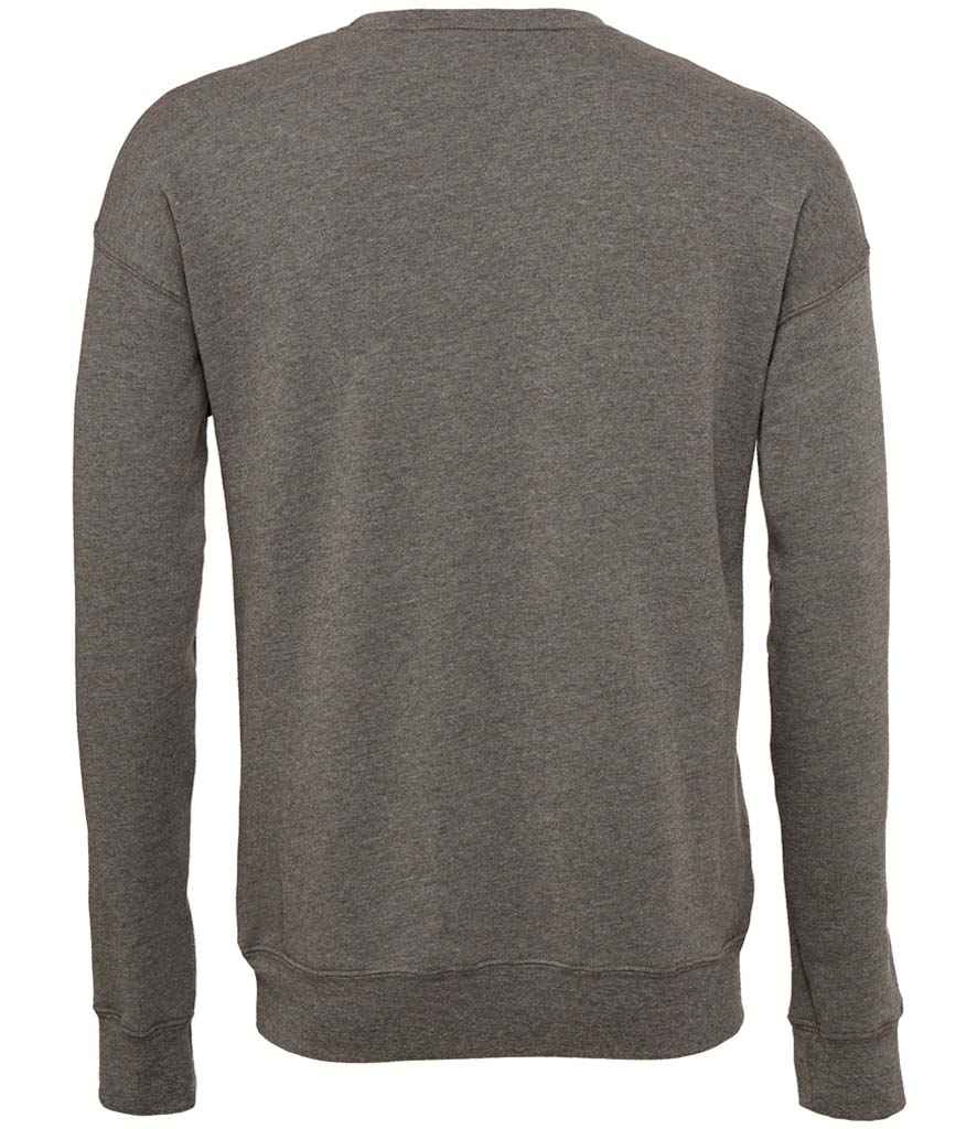 Canvas Unisex Sponge Fleece Drop Shoulder Sweatshirt | Deep Heather - Image 2