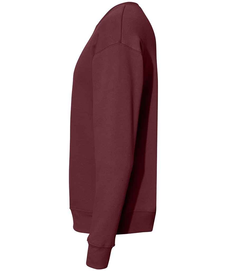 Canvas Unisex Sponge Fleece Drop Shoulder Sweatshirt | Maroon - Image 3