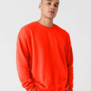 Canvas Unisex Sponge Fleece Drop Shoulder Sweatshirt | Poppy