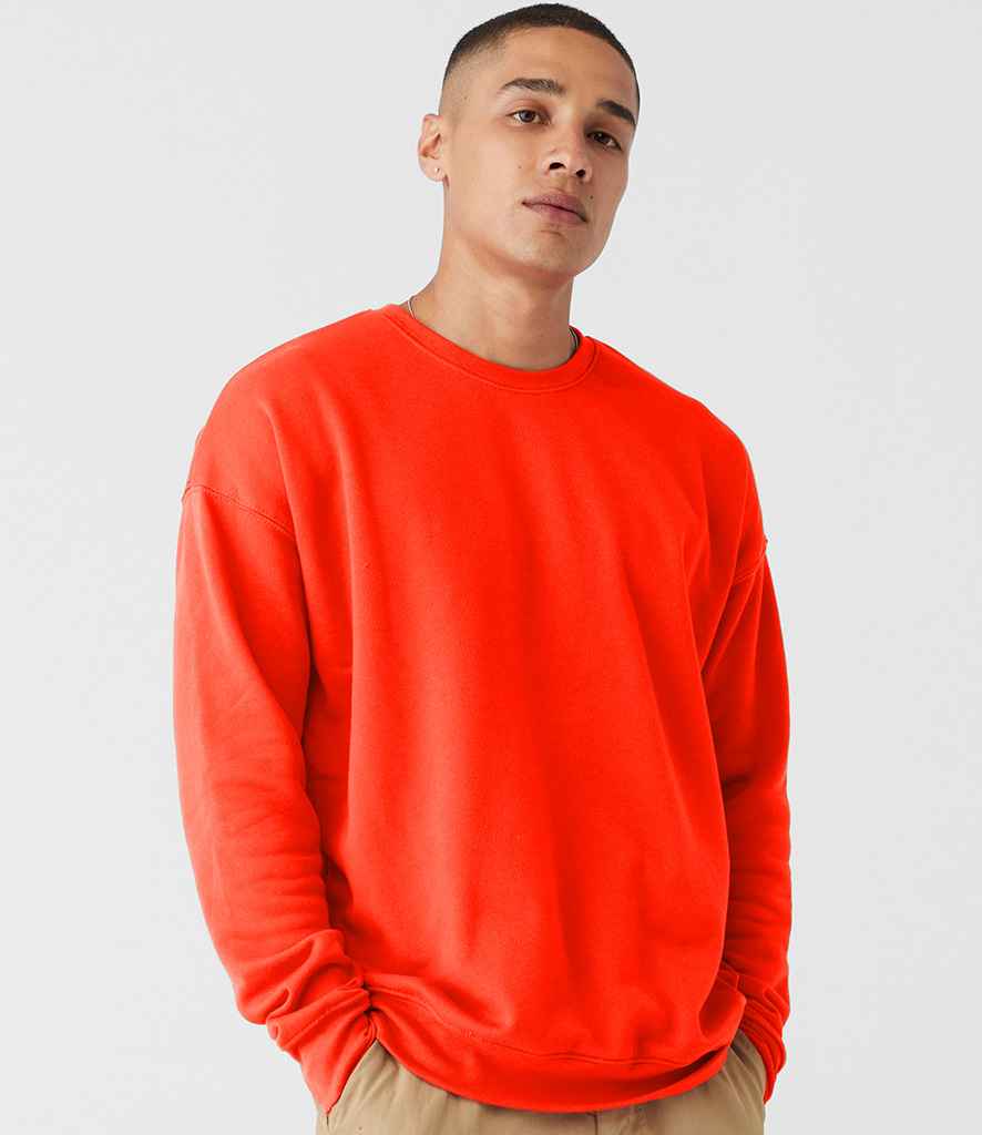 Canvas Unisex Sponge Fleece Drop Shoulder Sweatshirt | Poppy