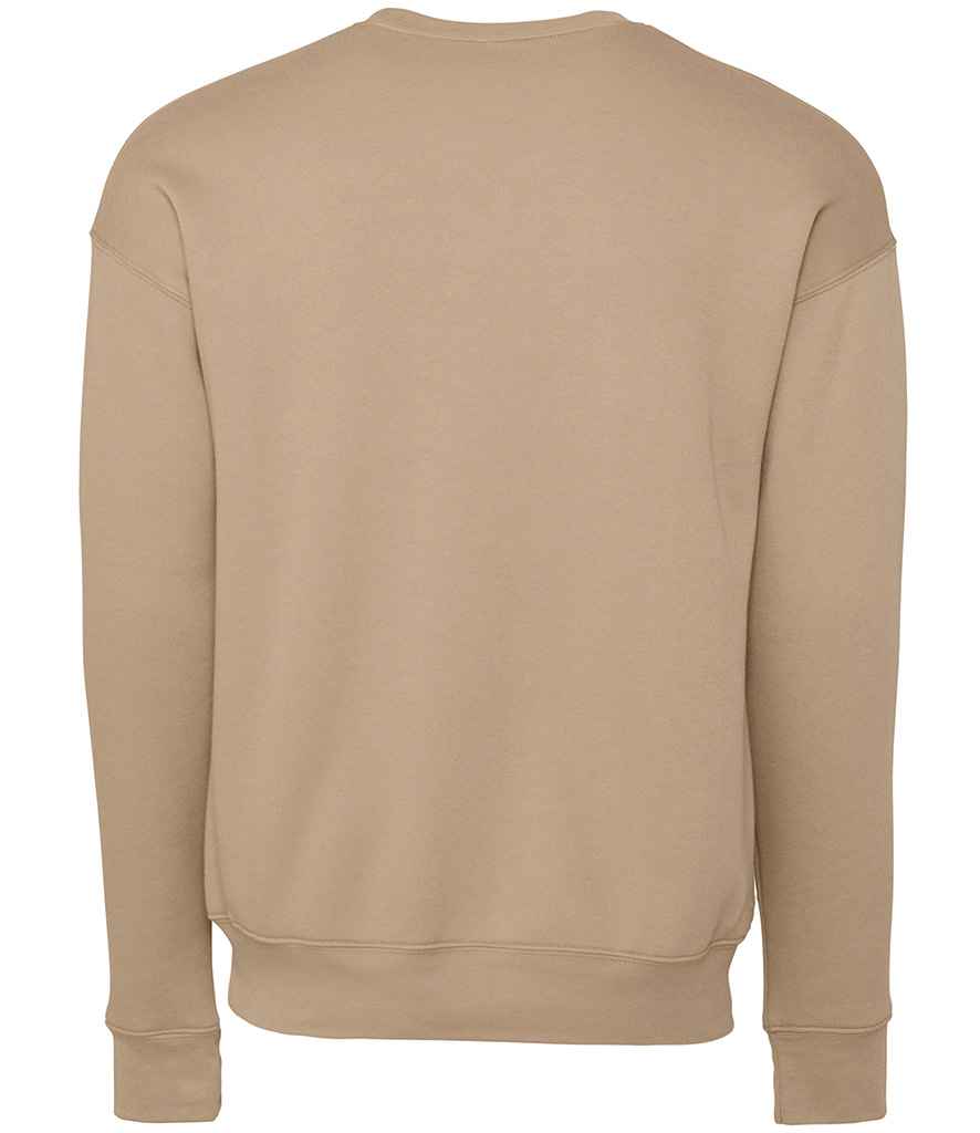 Canvas Unisex Sponge Fleece Drop Shoulder Sweatshirt | Tan - Image 2
