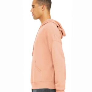 Canvas Unisex Sponge Fleece DTM Hoodie | Peach