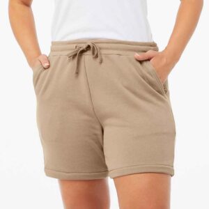 Canvas Unisex Sponge Fleece Sweat Shorts | Tan