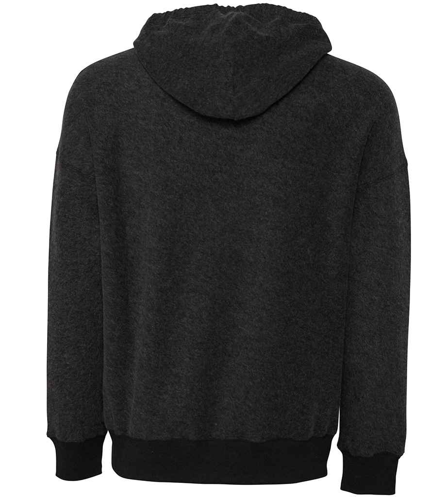 Canvas Unisex Sueded Hoodie | Black Heather - Image 2