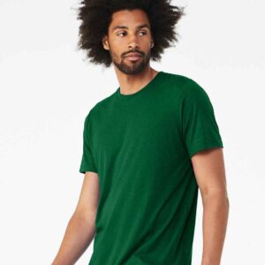 Canvas Unisex Tri-Blend T-Shirt | Grass Green Tri-Blend
