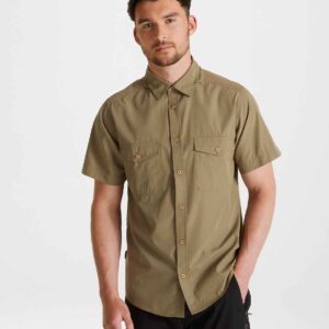 Craghoppers Expert Kiwi Short Sleeve Shirt | Pebble