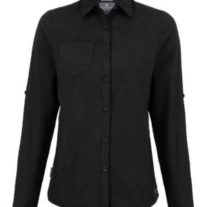 Craghoppers Expert Ladies Kiwi Long Sleeve Shirt | Black
