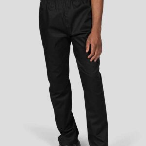 Dennys Elasticated Chef's Trousers | Black