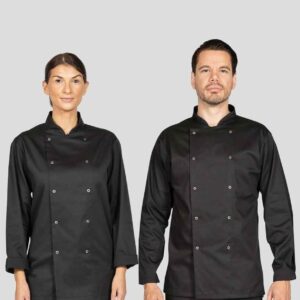 Dennys Long Sleeve Chef's Jacket | Black