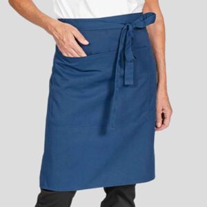 Dennys Polyester Waist Apron with Pocket | Navy
