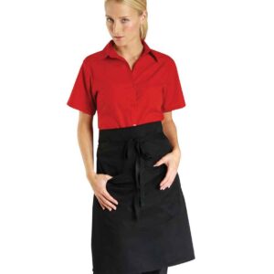Dennys Waist Apron with Pocket | Black