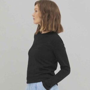 Ecologie Erawan Organic Long Sleeve T-Shirt | Jet Black