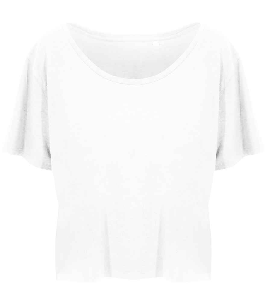 Ecologie Ladies Daintree EcoViscose Cropped T-Shirt | Arctic White
