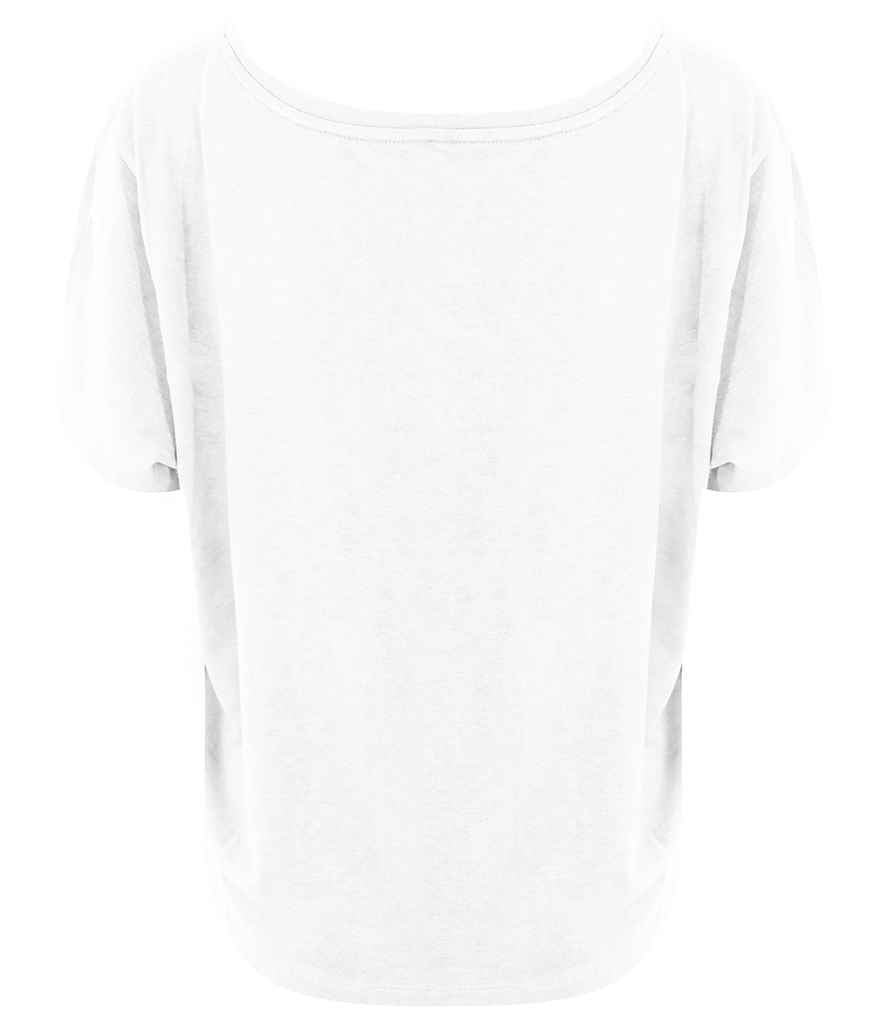 Ecologie Ladies Daintree EcoViscose Cropped T-Shirt | Arctic White - Image 2