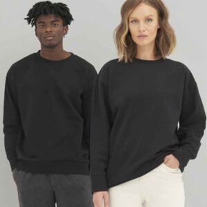 Ecologie Unisex Crater Recycled Sweatshirt | Black