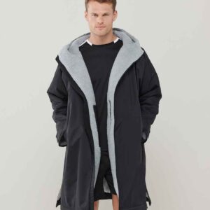 Finden and Hales Adults All Weather Robe | Black