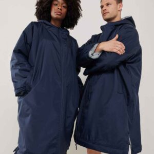 Finden and Hales Adults All Weather Robe | Navy
