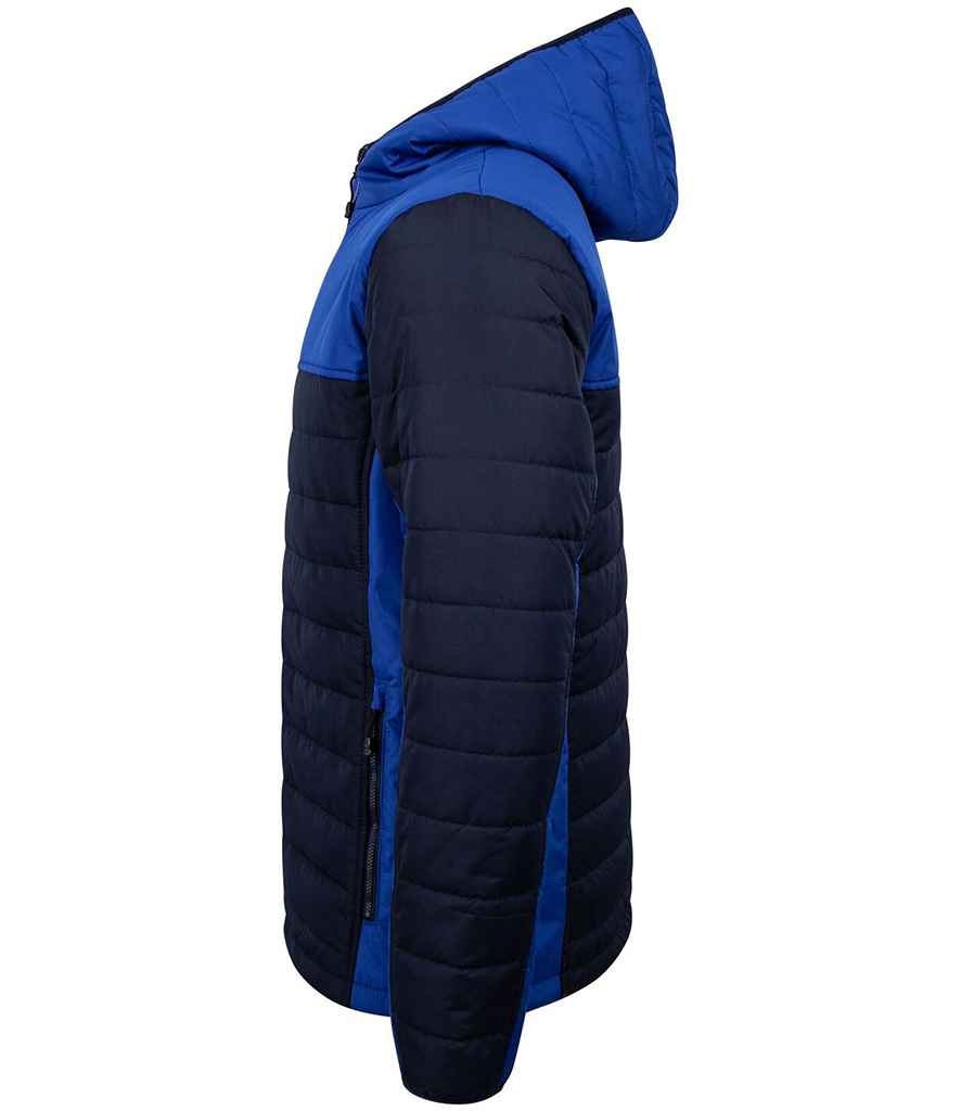Finden and Hales Contrast Padded Jacket | Navy/Royal Blue - Image 3