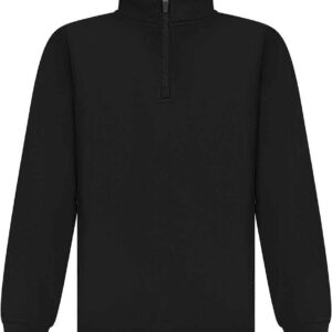 Finden and Hales Kids 1/4 Zip Tracksuit Top | Black