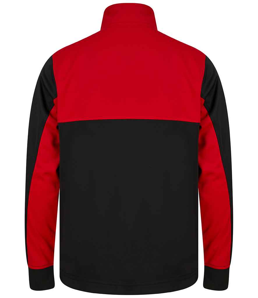 Finden and Hales Kids 1/4 Zip Tracksuit Top | Black/Red - Image 2