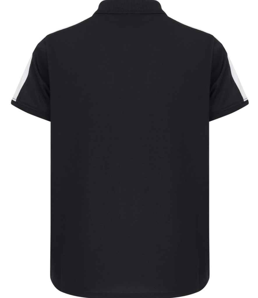 Finden and Hales Kids Contrast Panel Piqué Polo Shirt | Navy/White - Image 2