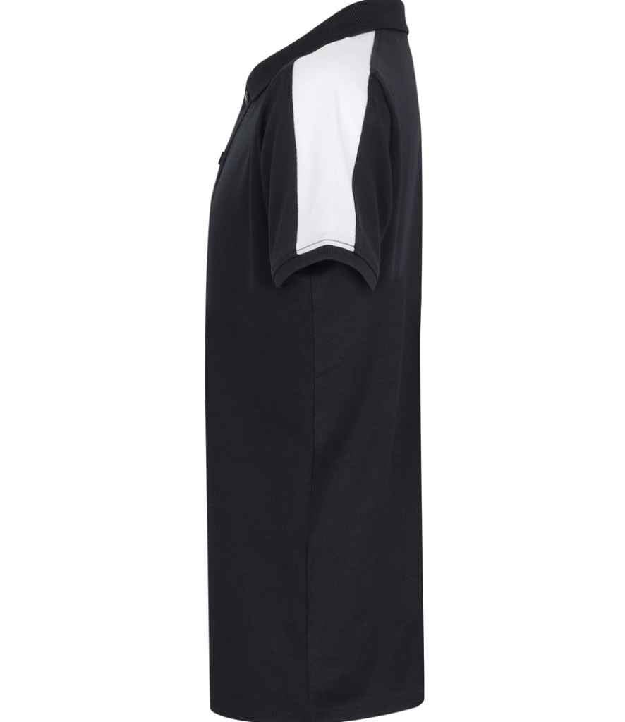Finden and Hales Kids Contrast Panel Piqué Polo Shirt | Navy/White - Image 3