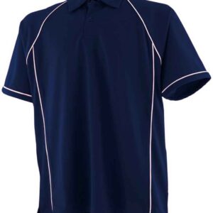 Finden and Hales Kids Performance Piped Polo Shirt | Navy/White