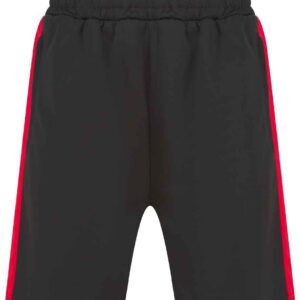 Finden and Hales Knitted Shorts | Black/Red