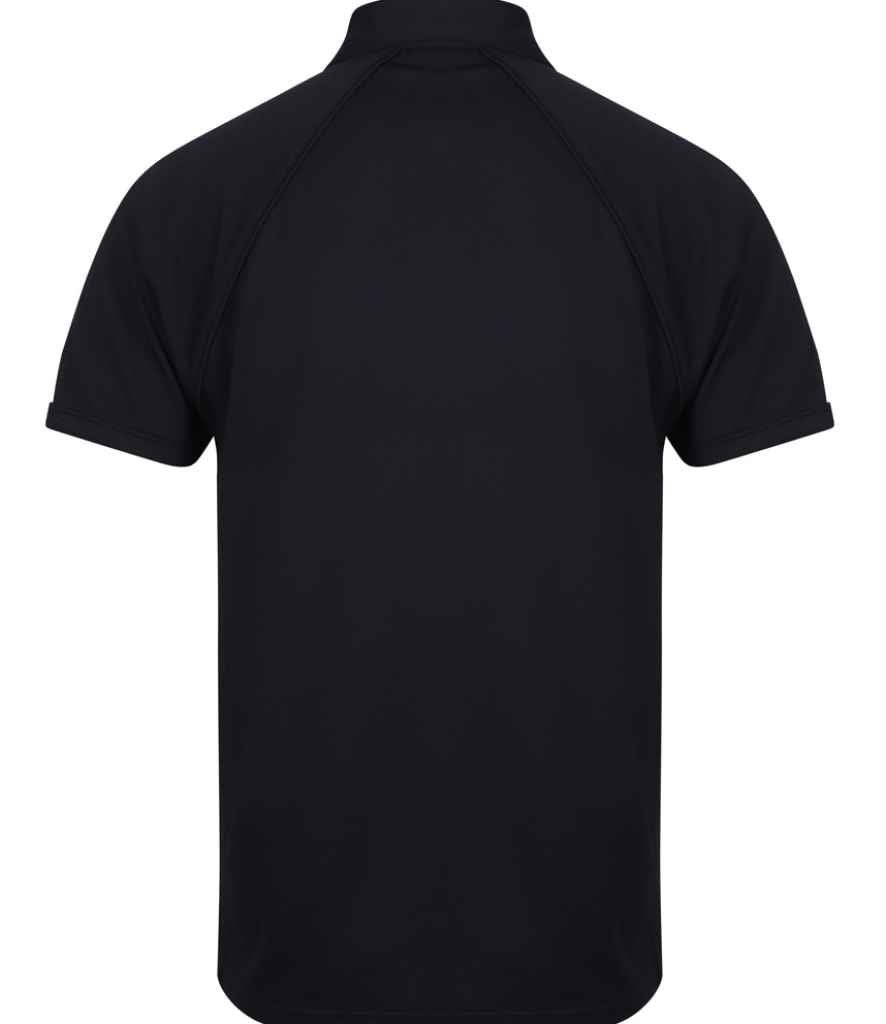 Finden and Hales Performance Piped Polo Shirt | Navy/Navy - Image 2