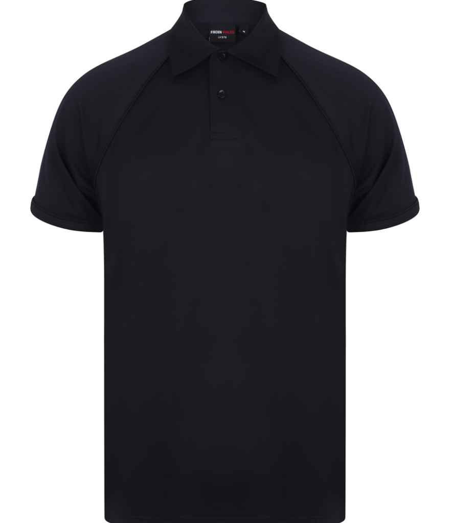 Finden and Hales Performance Piped Polo Shirt | Navy/Navy