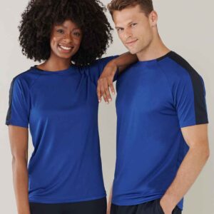 Finden and Hales Unisex Team T-Shirt | Royal Blue/Navy