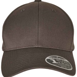 Flexfit 110 Curved Visor Snapback Cap | Dark Grey
