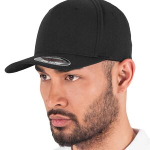 Flexfit 5 Panel Cap | Black