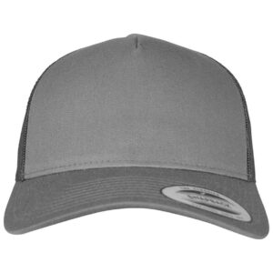 Flexfit 5 Panel Retro Trucker Cap | Charcoal