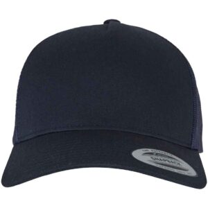 Flexfit 5 Panel Retro Trucker Cap | Dark Navy/Navy