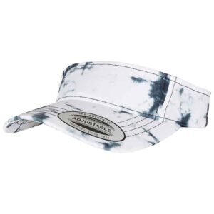 Flexfit Batik Dye Curved Visor | Black/White