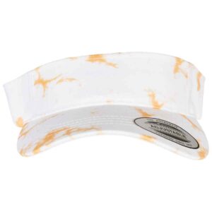 Flexfit Batik Dye Curved Visor | Orange/White