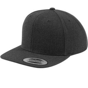 Flexfit Classic Snapback Cap | Dark Grey/Dark Grey