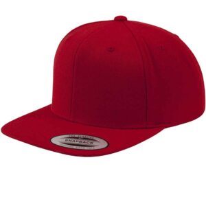 Flexfit Classic Snapback Cap | Red/Red