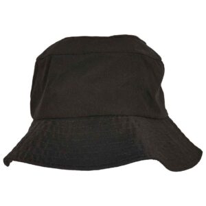 Flexfit Elastic Adjuster Bucket Hat | Black