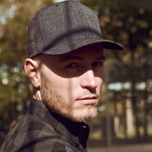 Flexfit Fine Melange Cap | Black