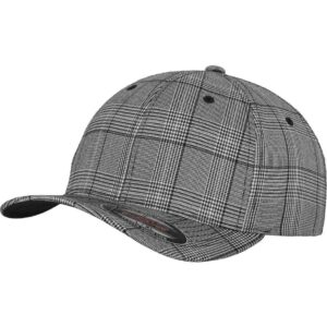 Flexfit Glen Check Cap | Black/White