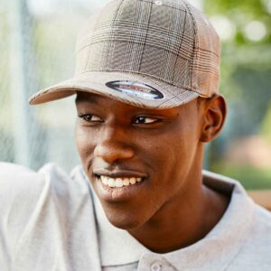 Flexfit Glen Check Cap | Brown/Khaki
