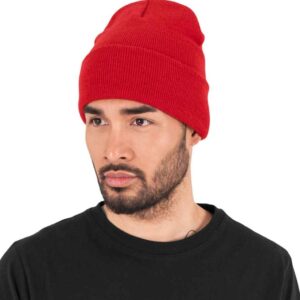 Flexfit Heavyweight Long Beanie | Red