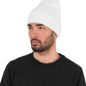 Flexfit Heavyweight Long Beanie | White