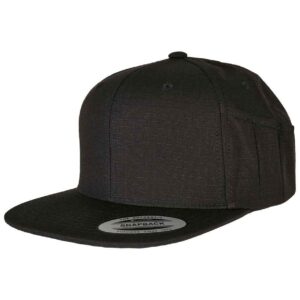 Flexfit Pencil Holder Snapback Cap | Black
