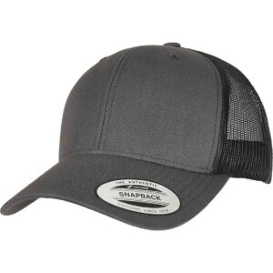 Flexfit Retro Trucker Two Tone Cap | Charcoal/Black