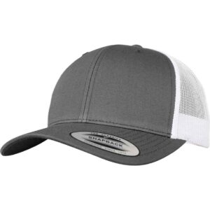Flexfit Retro Trucker Two Tone Cap | Dark Grey/White